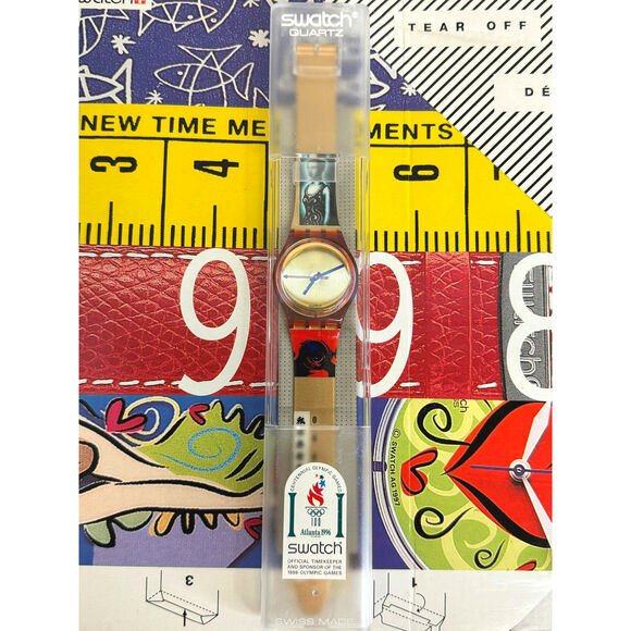 Swatch watch KIMIKO GR123 1995 Standard Gents New Old Stock - Picture 6 of 6